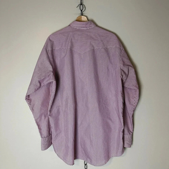 Vintage Western Craft Pinstriped Pearl Snap Shirt Size XXL - Picture 2 of 5